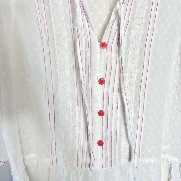 Matilda Jane Light The Way Swiss Dot Top Size M - Picture 6 of 7